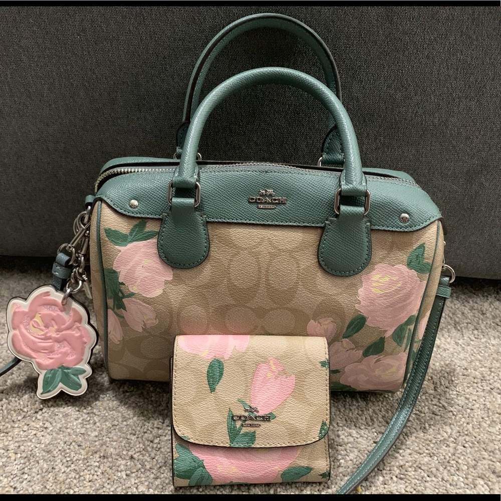 Coach bag, wallet and key chain